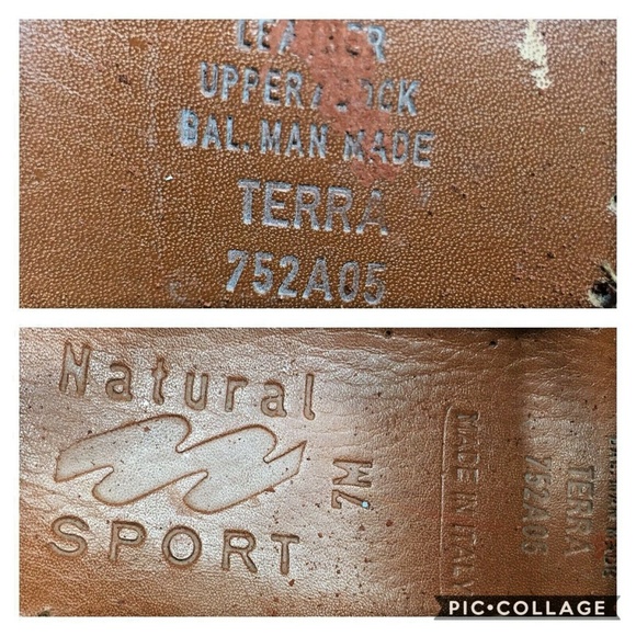 Natural Sport Terra Brown Leather Clog Sandals - Picture 11 of 12